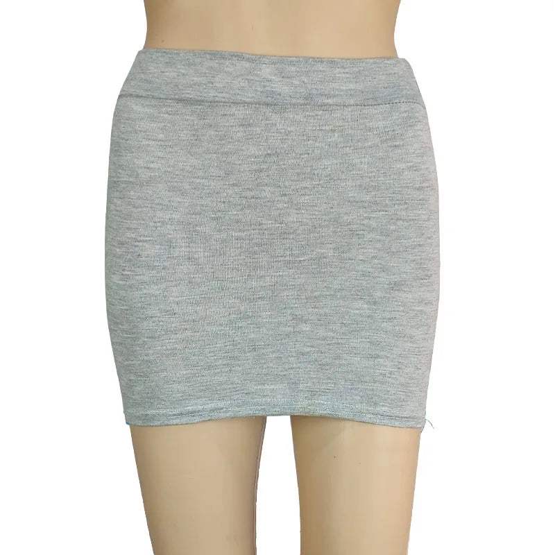 Elasticity Black One-step Skirt Women Summer High Waist Tight Sexy Hot Girl Bag Hip Black Short Skirt Night Club Mini Skirt
