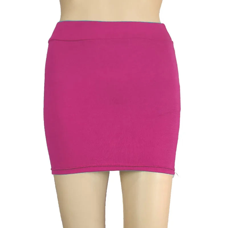 Elasticity Black One-step Skirt Women Summer High Waist Tight Sexy Hot Girl Bag Hip Black Short Skirt Night Club Mini Skirt