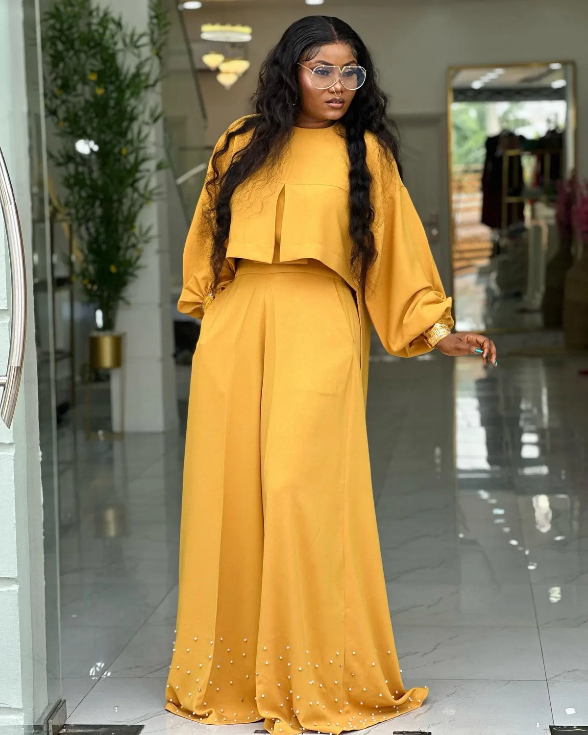 Women's Two-Piece Top & Pants Set