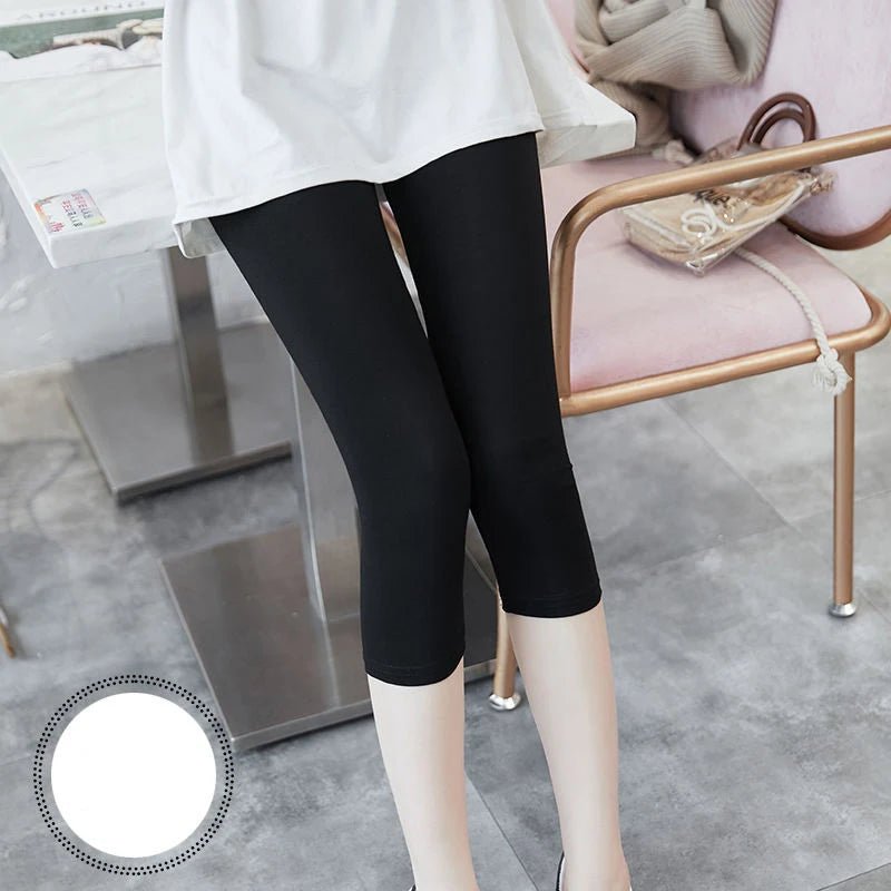 Women High Waisted Yoga Pants Squat proof Cropped Training Tights Female Sports Fitness Gym Flex Capri Leggings For Ladies