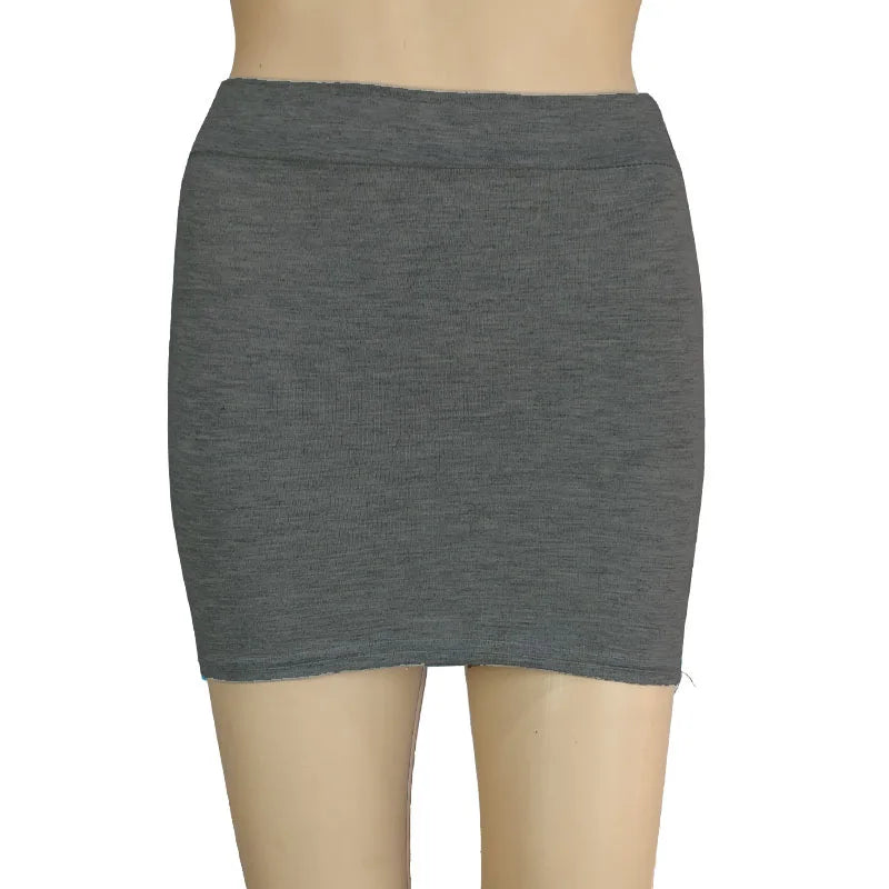 Elasticity Black One-step Skirt Women Summer High Waist Tight Sexy Hot Girl Bag Hip Black Short Skirt Night Club Mini Skirt