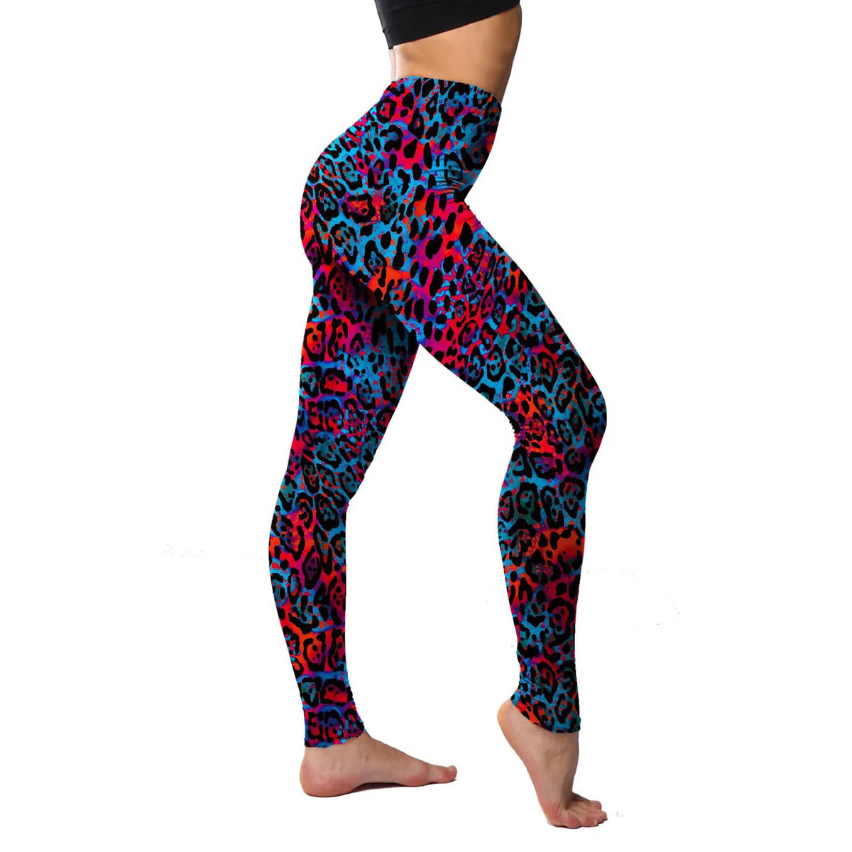 Leggings Leopard Women Leopard Print Leggings Spring And Autumn High Elasticity Pant Leggins High Waist Elastic Legging