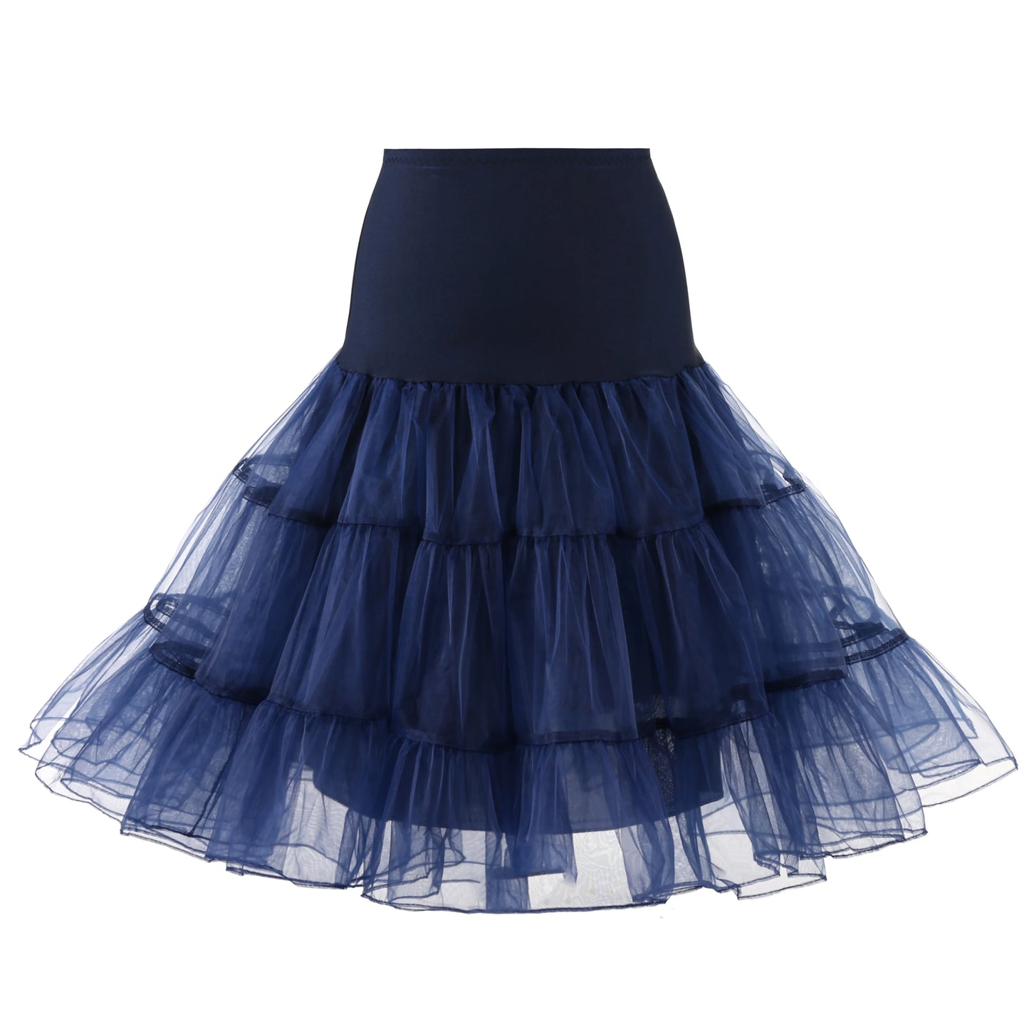 BEAUTY CLOSET COLLECTION - Women's 50's Vintage Tulle Petticoat Half Slip Tutu Under Skirt