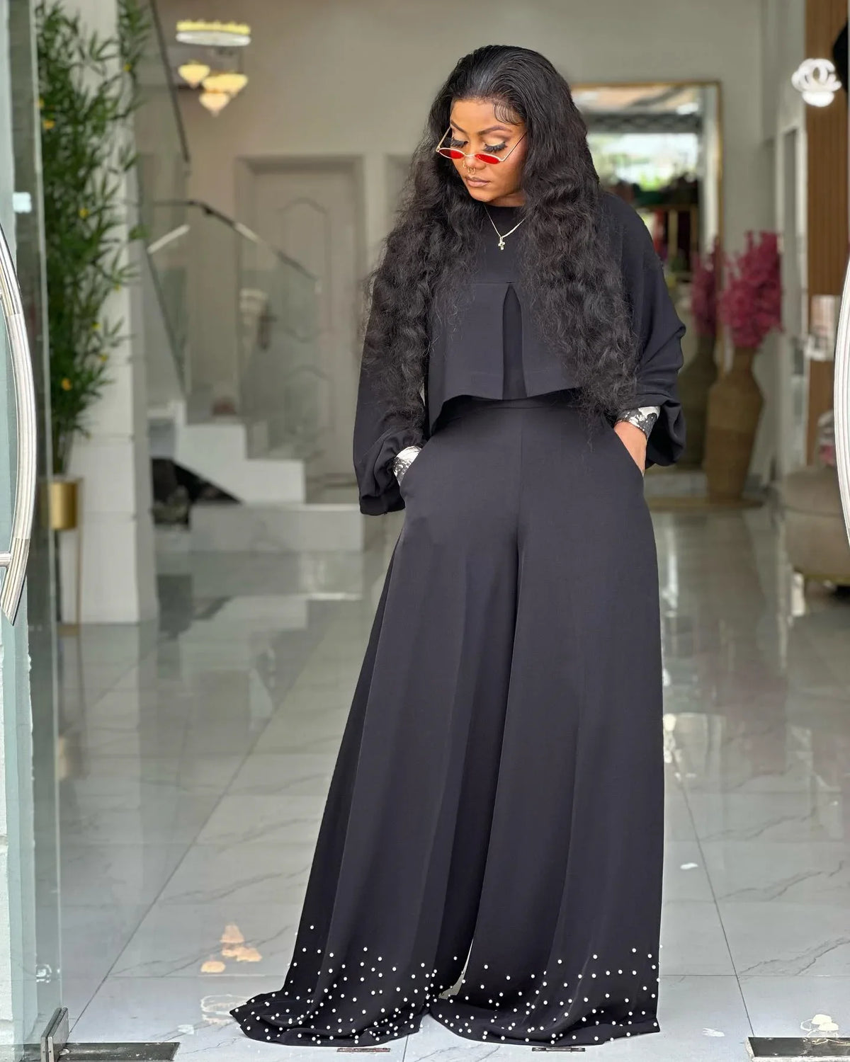 Women's Two-Piece Top & Pants Set
