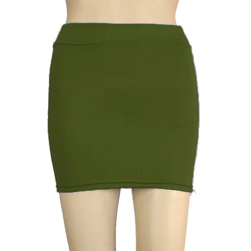 Elasticity Black One-step Skirt Women Summer High Waist Tight Sexy Hot Girl Bag Hip Black Short Skirt Night Club Mini Skirt