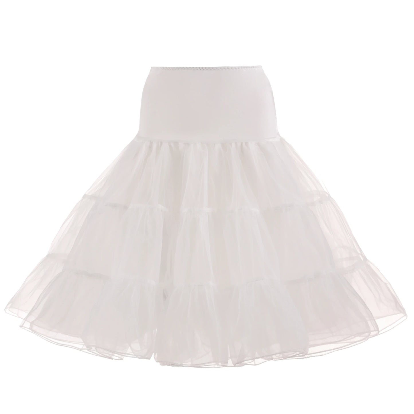 BEAUTY CLOSET COLLECTION - Women's 50's Vintage Tulle Petticoat Half Slip Tutu Under Skirt