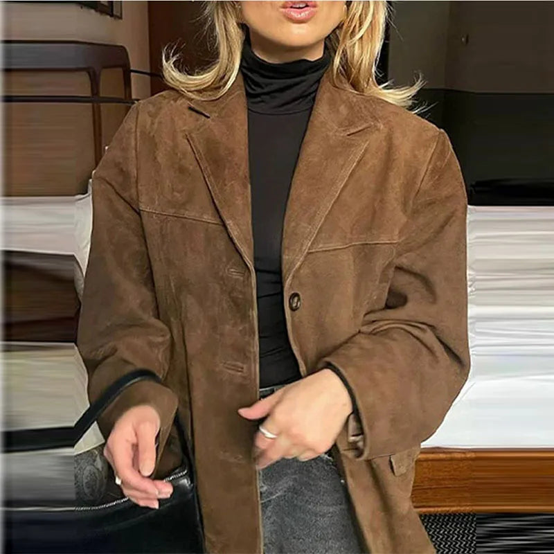 Fall New Y2K Retro Tie Waist Trench Coat For Women Oversized Elegant Long Coat With Belt Chic Outerwear