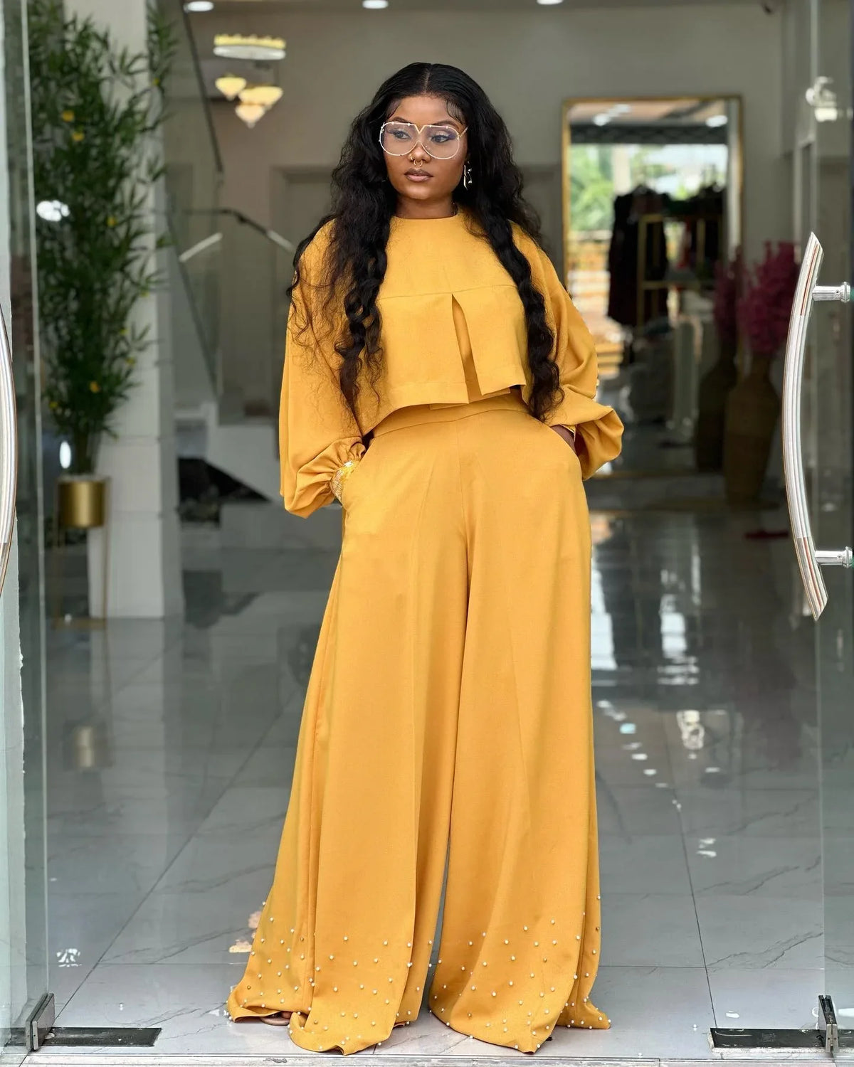 Women's Two-Piece Top & Pants Set