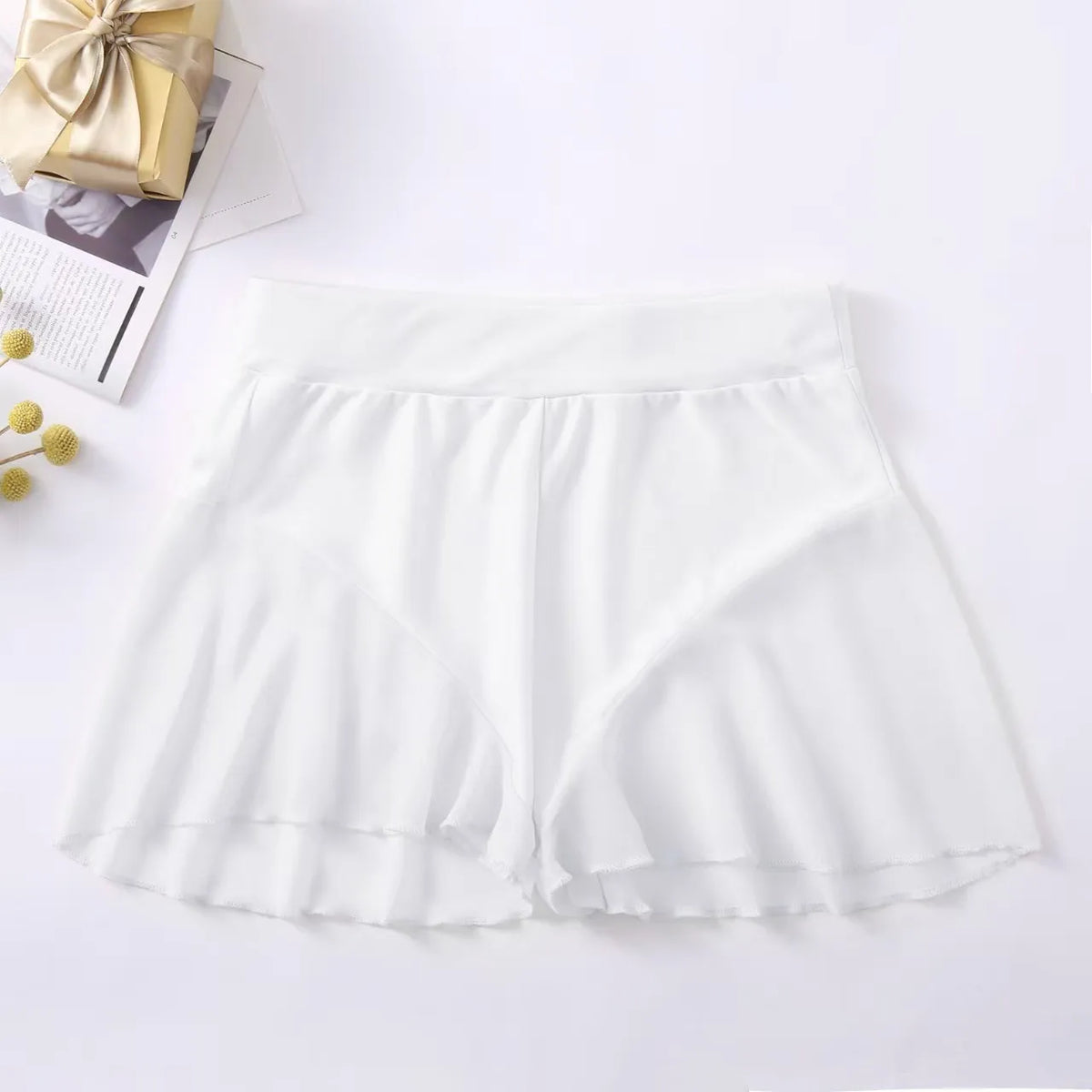 Ruffles Panties Ladies Sexy Pants Skirt Briefs High Waist Underwear Comfortable Solid Color Underpants Nightclub Womens Panty