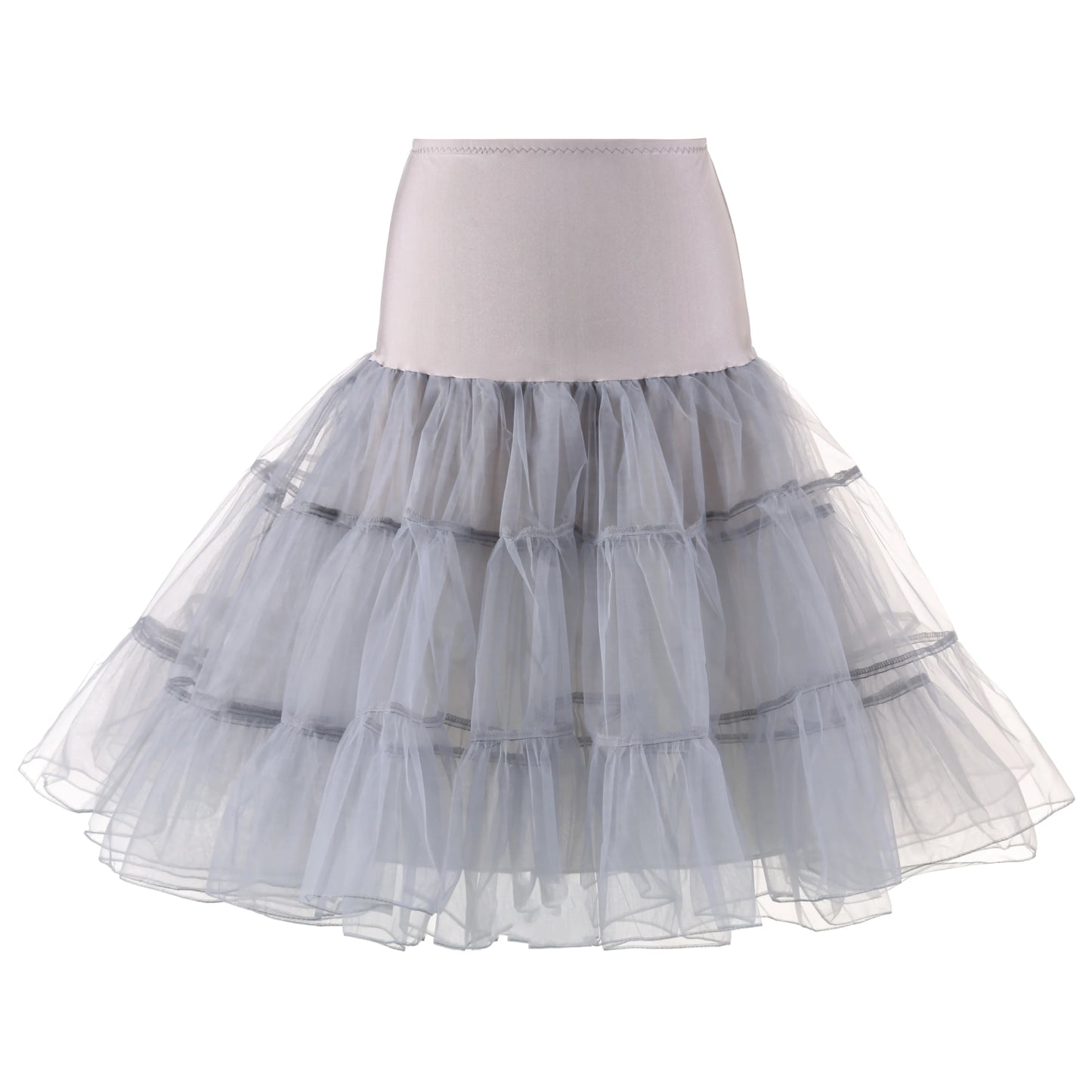 BEAUTY CLOSET COLLECTION - Women's 50's Vintage Tulle Petticoat Half Slip Tutu Under Skirt