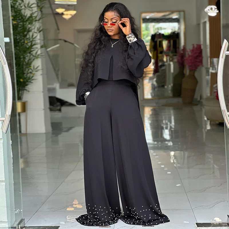 Women's Two-Piece Top & Pants Set