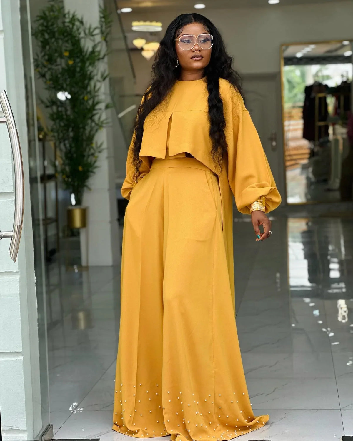 Women's Two-Piece Top & Pants Set