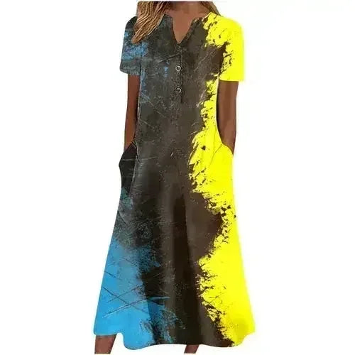 Women's Midi Dress with Pockets