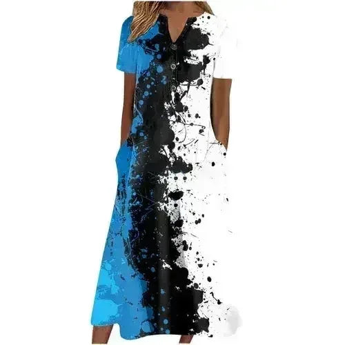 Women's Midi Dress with Pockets