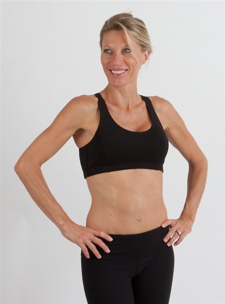 Bamboo Blend Padded Sports Bra — Black